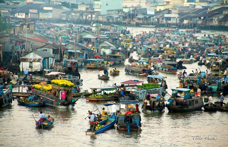Nét văn hóa đặc sắc của vùng đất sông nước được mệnh danh là thủ đô miền Tây - Chợ nổi Cái Răng.