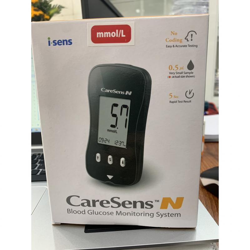Máy đo đường huyết caresens n tại Công ty y tế Tân Kiều