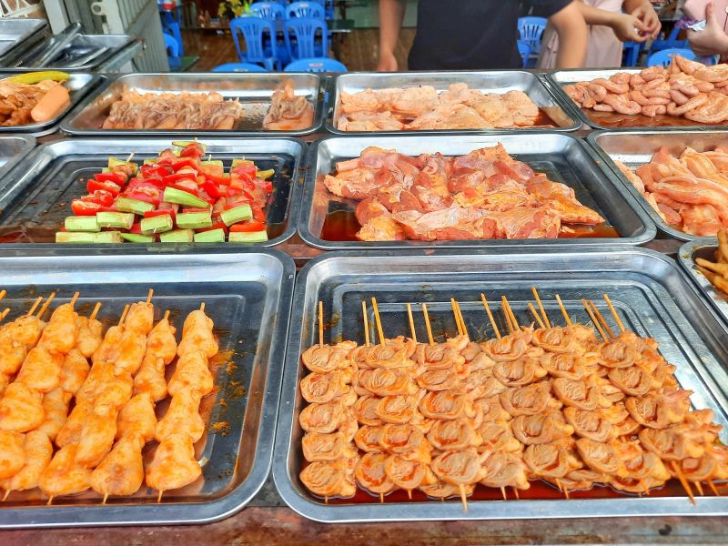 Đồ nướng hẻm 132 (Nguồn: Hồng Nguyên)