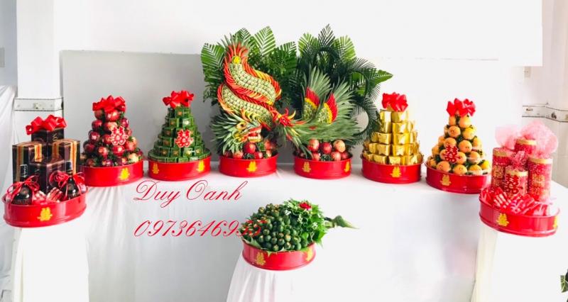 Mâm quả cưới hỏi Duy Oanh