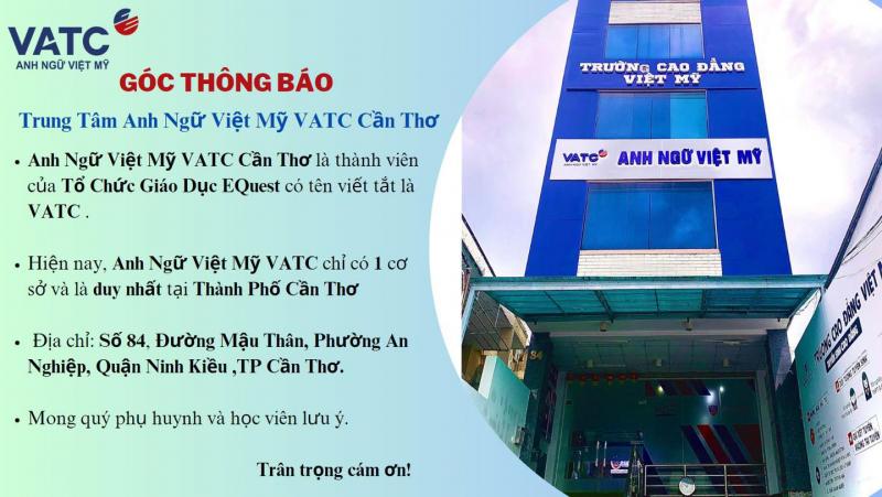 Hình ảnh phía ngoài Trung tâm Anh ngữ Việt Mỹ